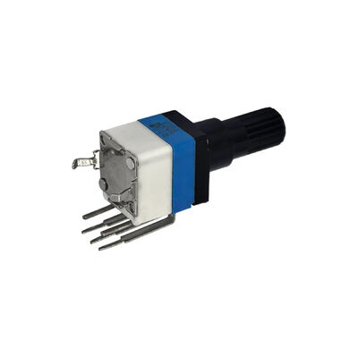 RV97R2NS Industrial Grade Knurled Shaft Rotary Potentiometer Device With PCB Lug Terminal