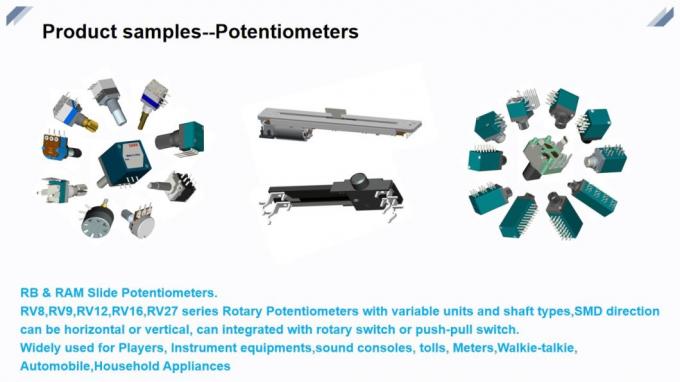 Potenciómetro de la diapositiva RB1576N0