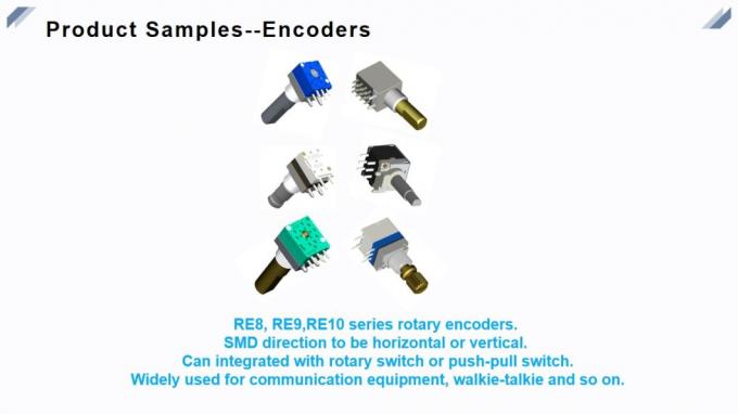 Codificador de Re8312m Rotay con el interruptor del empuje